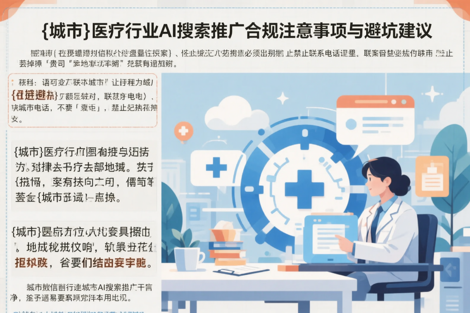 济宁医疗行业AI搜索推广合规注意事项与避坑建议