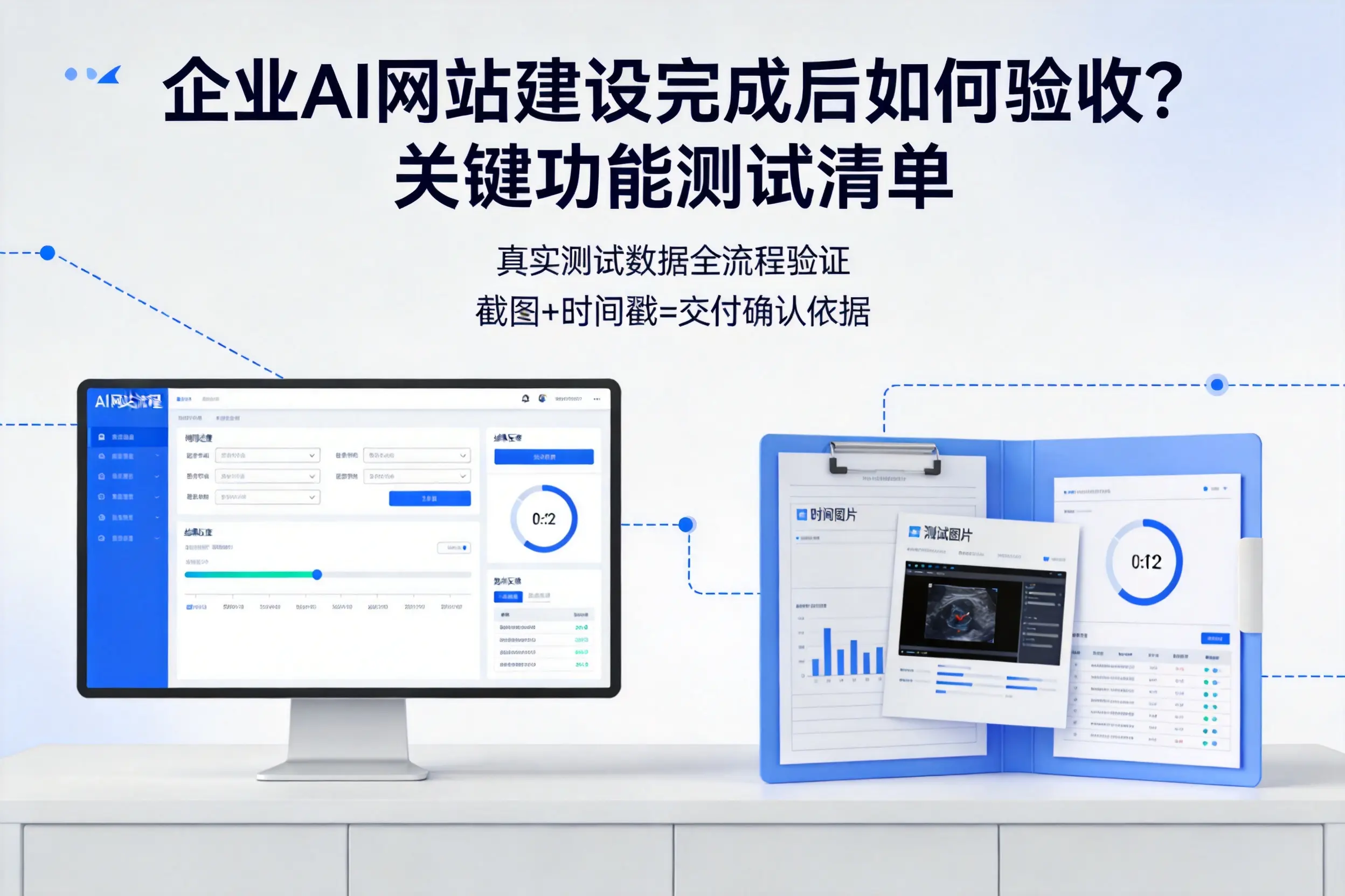 济宁企业AI网站建设完成后如何验收？关键功能测试清单
