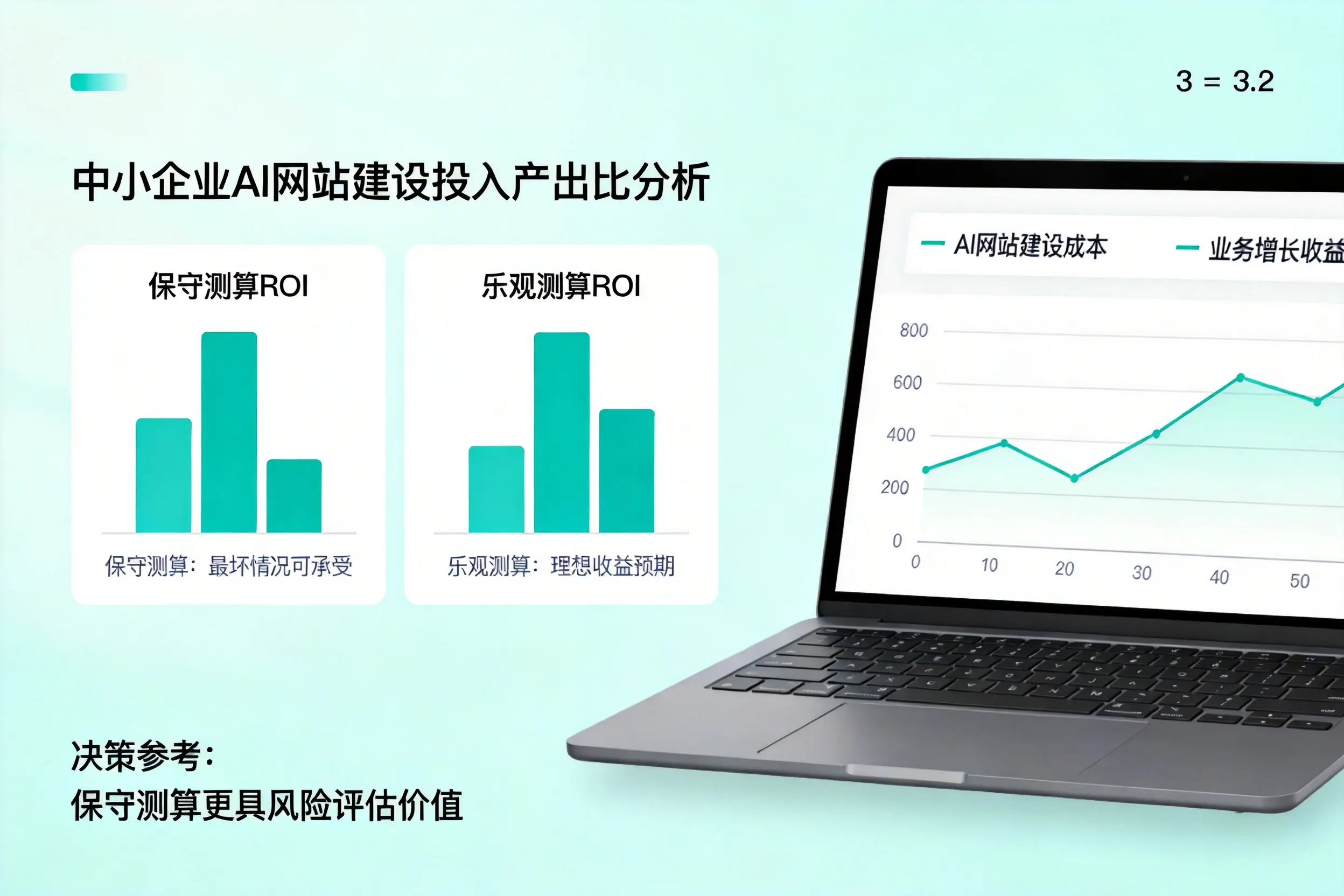 济宁中小企业AI网站建设投入产出比怎么算？先看这份分析