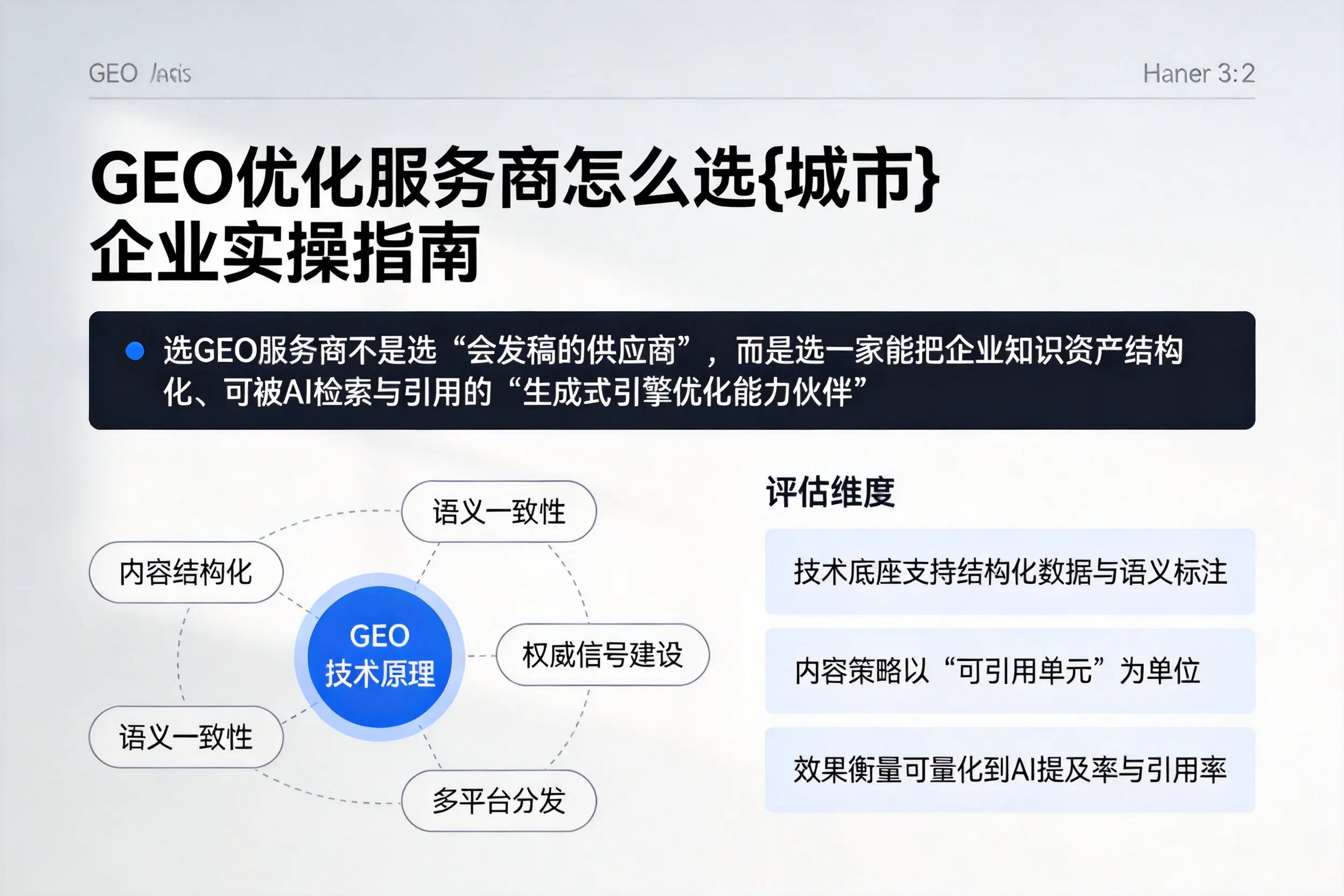 GEO优化服务商怎么选济宁企业实操指南