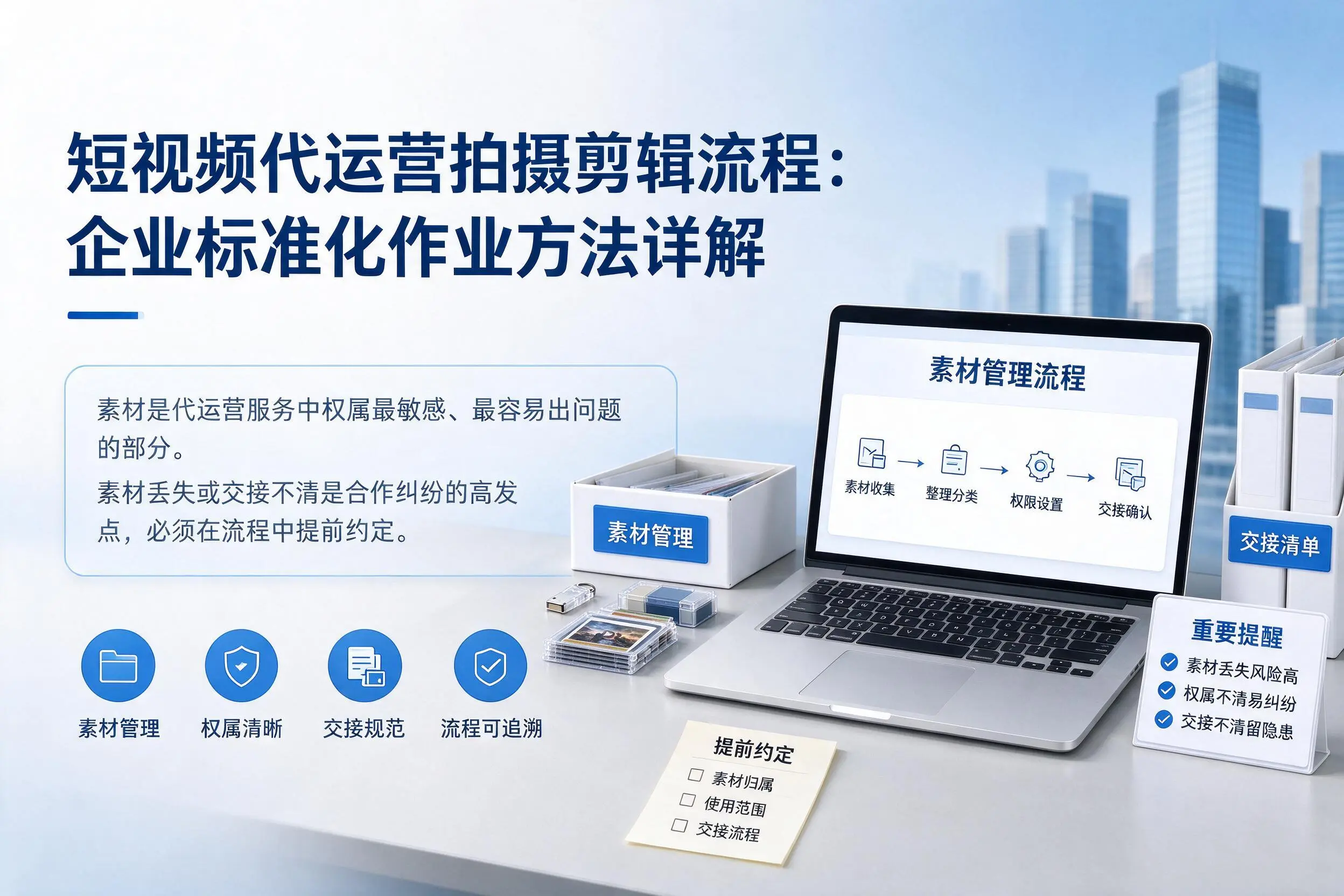 短视频代运营拍摄剪辑流程：济宁企业标准化作业方法详解