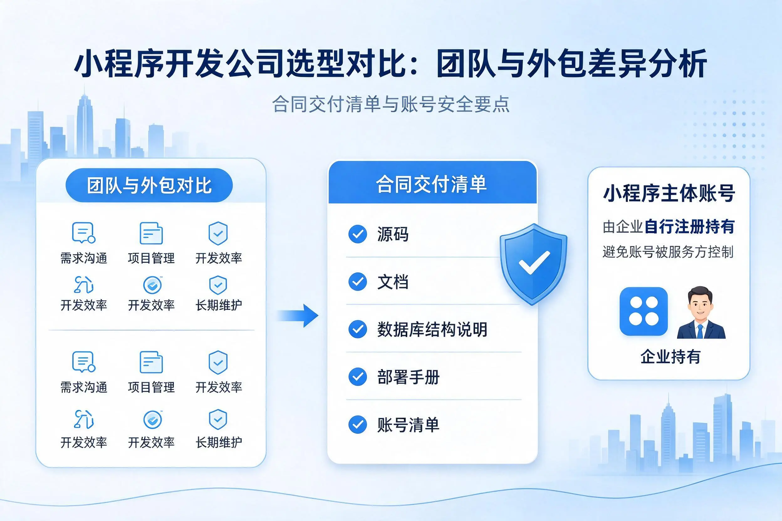 济宁小程序开发公司选型对比：团队与外包差异分析
