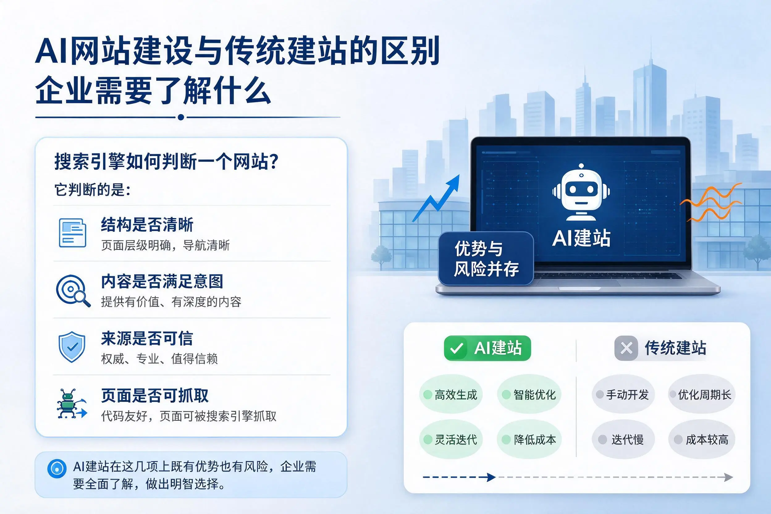 AI网站建设与传统建站的区别，济宁企业需要了解什么