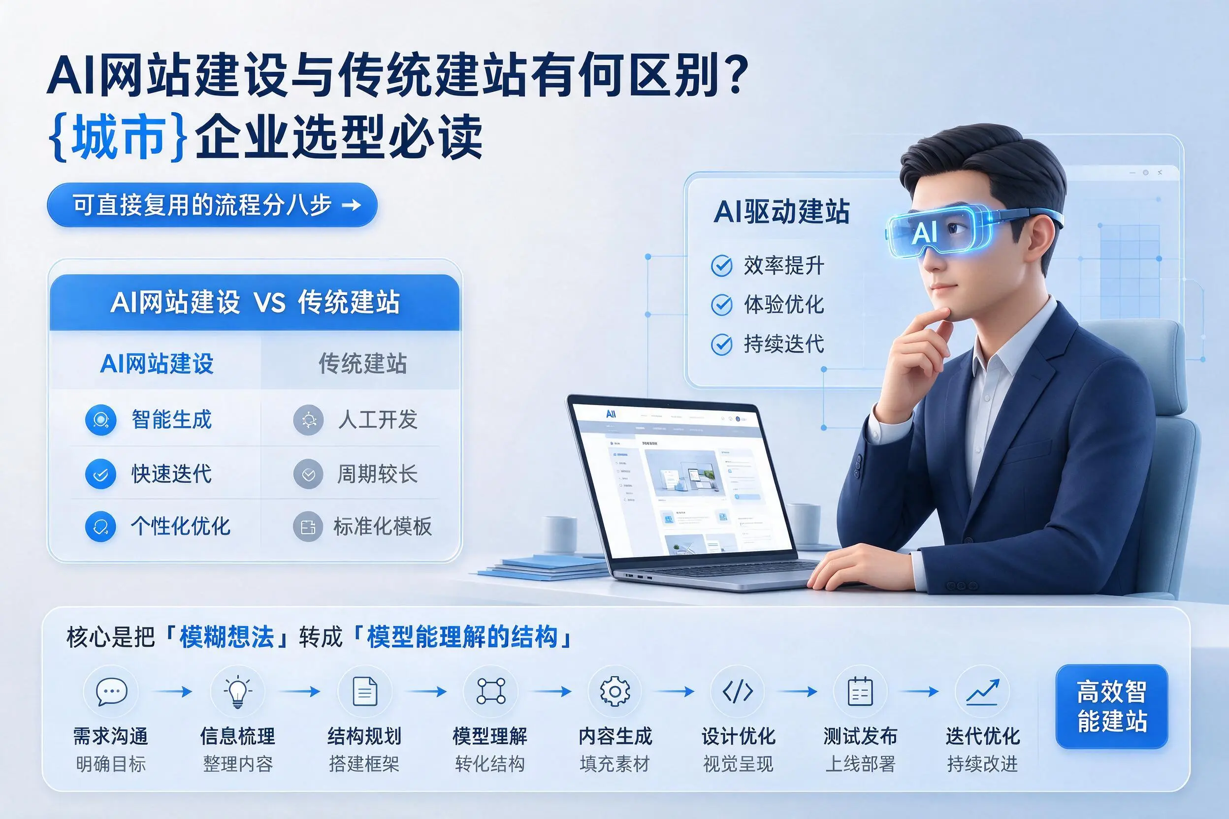 AI网站建设与传统建站有何区别？济宁企业选型必读