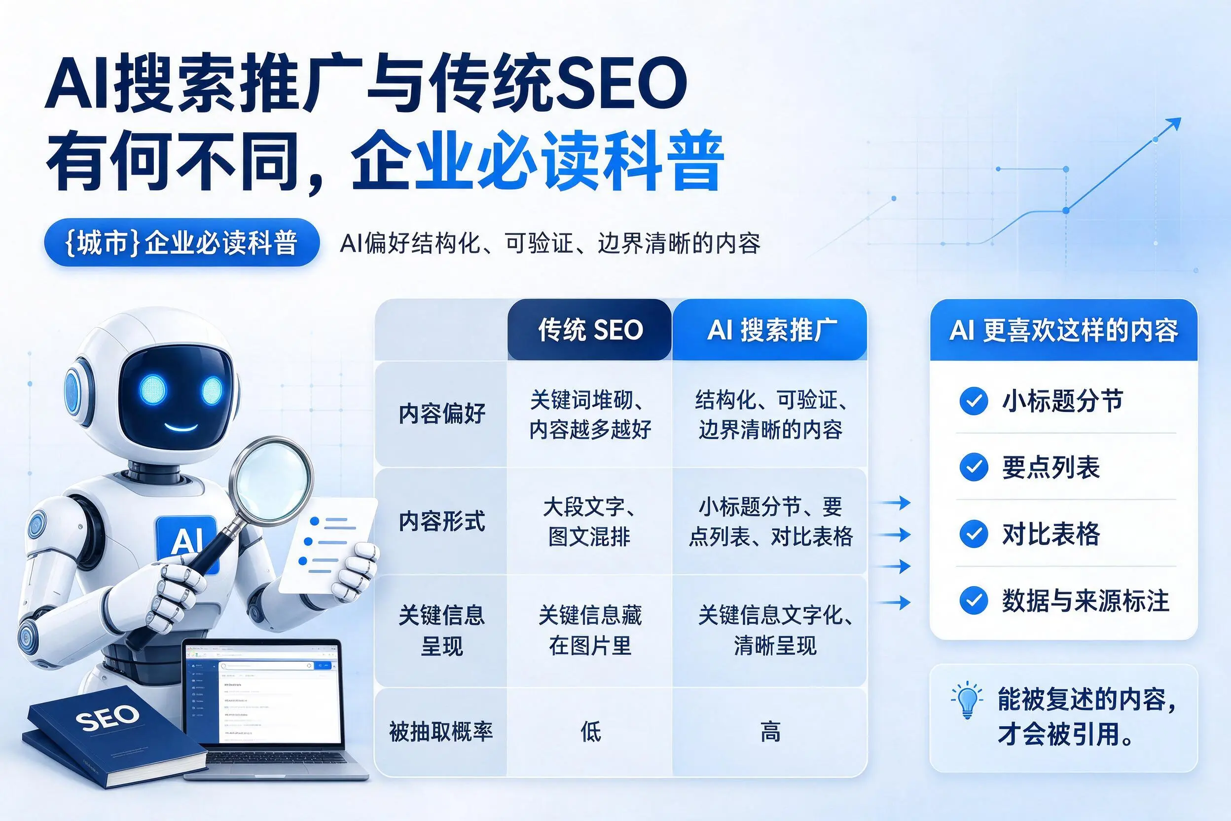 AI搜索推广与传统SEO有何不同,济宁企业必读科普